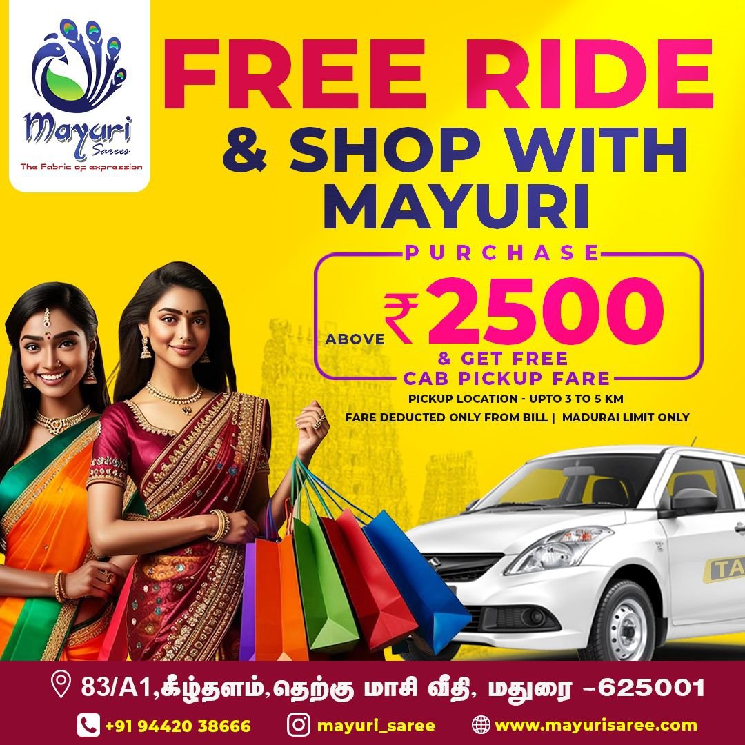 Mayuri Promo for Free Ride on Shopping