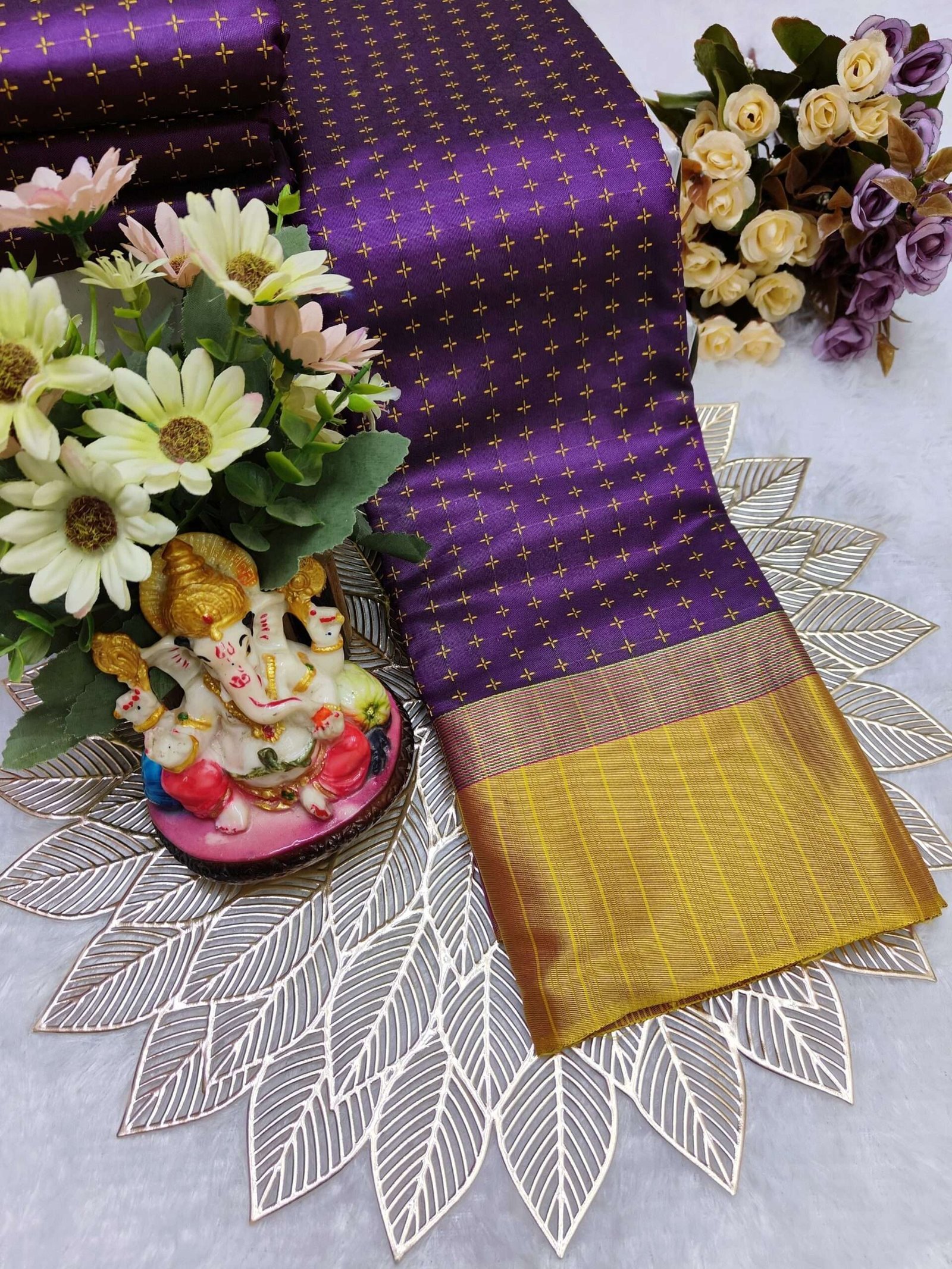 Aarani Soft Silk Saree – Plus Butta Design (Arani, Tamil Nadu Origin)