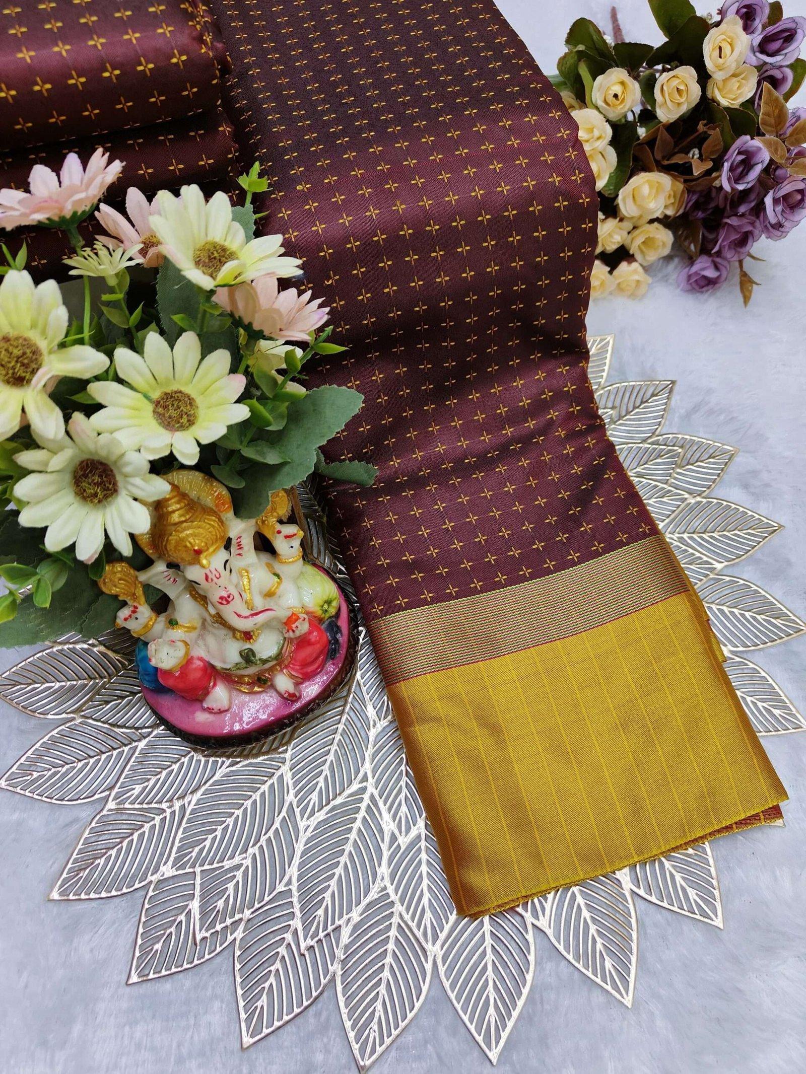 Aarani Soft Silk Saree – Plus Butta Design (Arani, Tamil Nadu Origin)