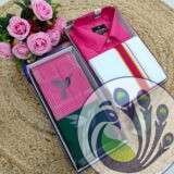 Elite Bridal Kupura Silk Saree with Cotton Shirt & Silk Cotton Dhoti Matching Set